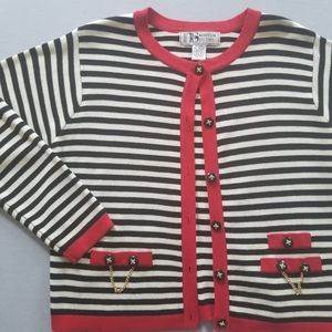 VTG striped cardigan